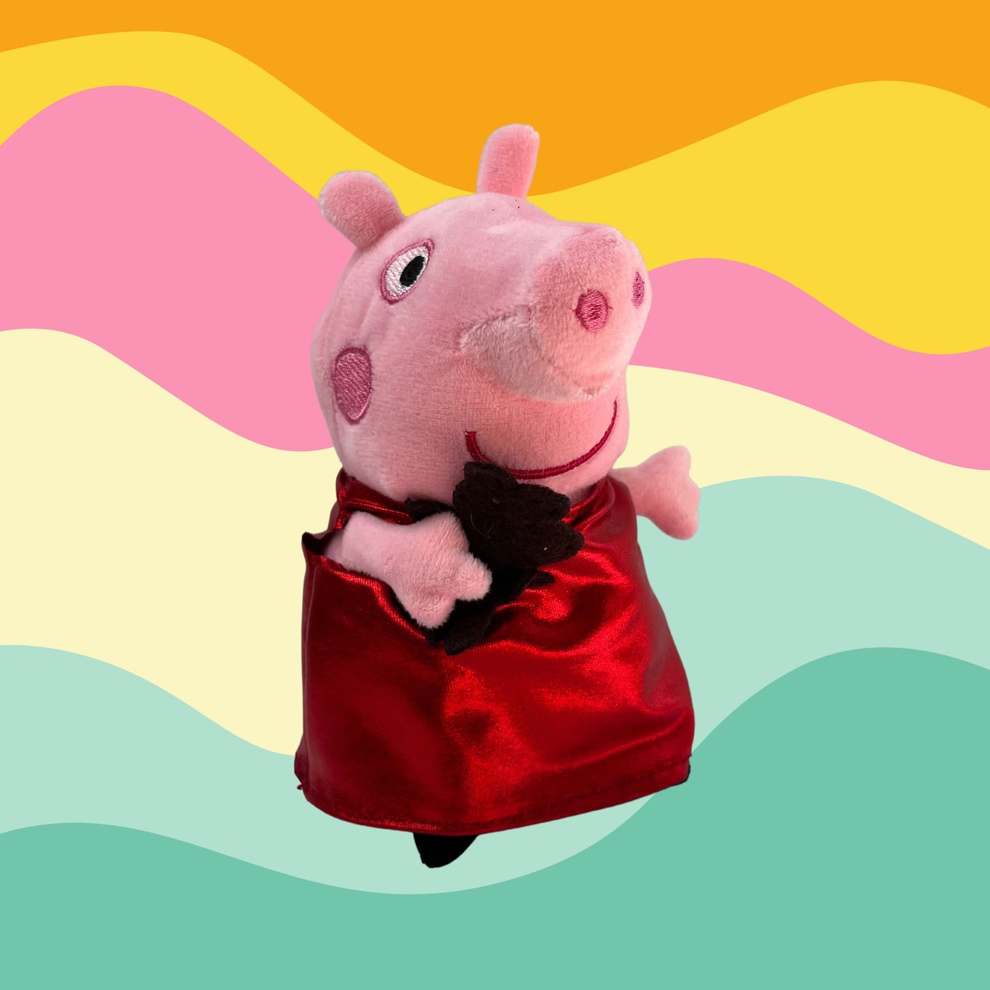 Peppa Pig Kit Regalo Peluche Cariñoso + Taza Mágica Personalizada